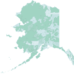 Alaska ZIP Code Map Basic