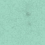 Colorado Zip Code Map Basic