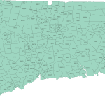 Connecticut ZIP Code Map Basic