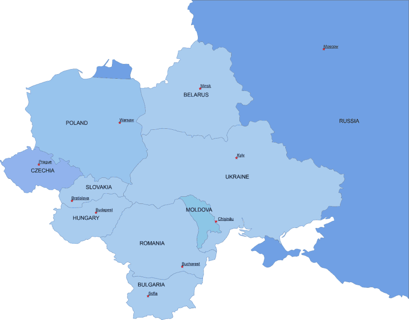 eastern-europe-digital-map