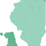 Illinois ZIP Code Map Basic