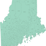 Maine ZIP Code Map Basic