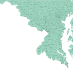 Maryland ZIP Code Map Basic
