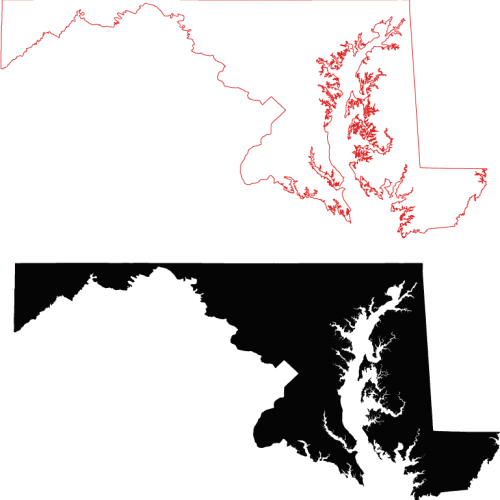 state map, USA free