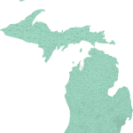Michigan ZIP Code Map Basic