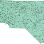 North Carolina ZIP Code Map Basic