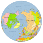 North Pole Globe Map