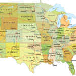 Minimalist US Vector Map