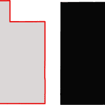 Utah Free Outline Map