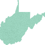 West Virginia ZIP Code Map Basic