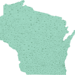 Wisconsin State ZIP Code Map Basic