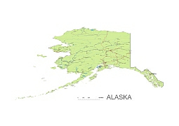 Your-Vector-Maps.com US-AK-highway-jpg