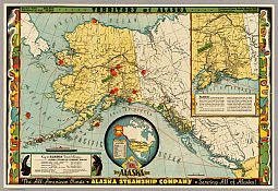 Alaska JPG map. (non vector) Date:1869. Free download.