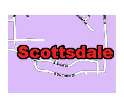 Vector map of Scottsdale, AZ. Street map. CS5 version 9 MB