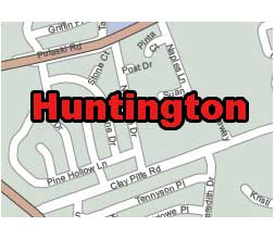 Huntington, Huntington Station, NY editable map. CS3 version