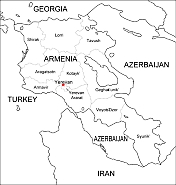 Armenia free vector map