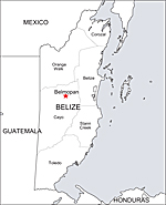 Belize free vector map