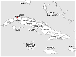 Your-Vector-Maps.com Cuba free vector map