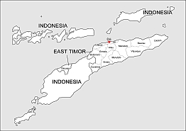 East-Timor free vector map