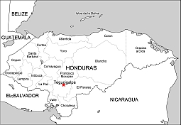 Your-Vector-Maps.com Honduras free vector map