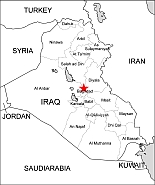Iraq free vector map