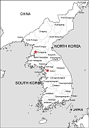 Korea free vector map
