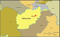 Afghanistan free vector map