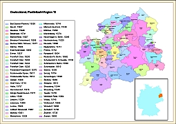 Your-Vector-Maps.com Orts und ihre PLZ in Postregion 15