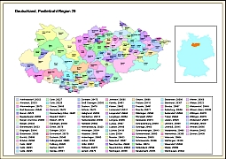 Deutschland PLZ-Karte, Region 29
