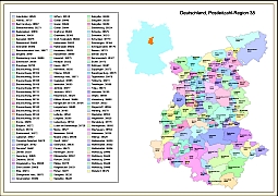 Your-Vector-Maps.com Region 38 Postleitzahlkarte