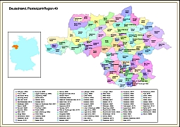 Your-Vector-Maps.com Postregion 49 in Deutschland