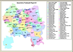 Your-Vector-Maps.com Postleitzahlregion 64