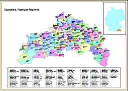 Your-Vector-Maps.com Orts und ihre PLZ in Postregion 83,