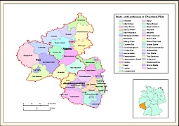 Your-Vector-Maps.com Stadt- und Landkreise Rheinland-Pfalz