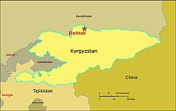 Your-Vector-Maps.com Kyrgizstan free vector map