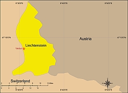 Liechtenstein free vector map