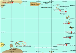 Netherlands Antilles free vector map
