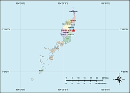 Niue free vector map