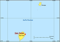 San Tomé free vector map