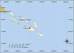 Solomon Islands free vector map