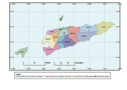 Your-Vector-Maps.com Subdivision map of Timor-Leste