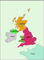 Your-Vector-Maps.com Countries of the United Kingdom