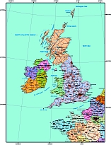 Your-Vector-Maps.com Detailed map of United Kingdom
