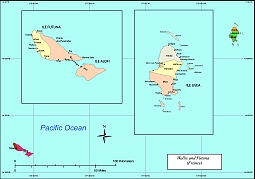 Wallis and Futuna free map