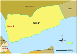 Yemen free vector map