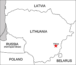 Lithuania free vector map