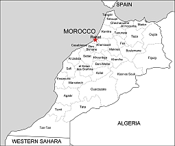 Morocco free vector map
