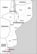 Mozambique free vector map