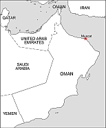 Oman free vector map