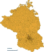 Your-Vector-Maps.com Deutschland, postleitzahlregion 1